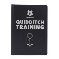 Harry Potter Notebook Quidditch Training Journal nouveau officiel Noir A5 