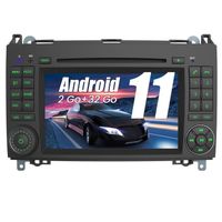 AWESAFE Autoradio Android 11.0 pour Mercedes-Benz Vito Viano/Sprinter W639 W245/Class B/Clase A W169 avec CD 7" GPS/Wi-Fi/Bluetooth