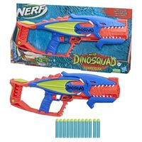 Jeu de tir Nerf DinoSquad Terrodak - NERF - Blaster en forme de dinosaure avec 12 fléchettes Nerf Elite