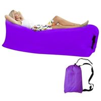Hamac Gonflable KAKOO - Air Sofa Étanche pour Camping Piscine Plage Jardin - Violet - 200*72cm - 200kg