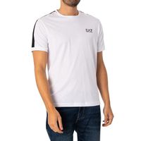 T-Shirt Avec Logo Sur La Poitrine - EA7 - Homme - Blanc