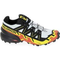 Chaussures de trail Hommes SALOMON Speedcross 6 Blanc Jaune - Intensif - X - Drop 10 mm