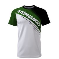 T-shirt Stéphanois x Vert Noir Blanc - Supporters Saint Etienne