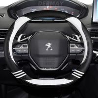 Housse De Volant En Cuir Pour Peugeot 2008, 5008, 208, Rifter GT (2021-2025) - Accessoire Auto Élégant - 13