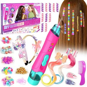 Machine à Tresser les Cheveux Fille, Appareil a Tresser les Cheveux Automatique, Tresse Cheveux Enfant Accessoires de Coiffure Kit Coiffure pour Fille