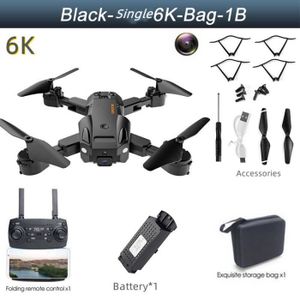 DRONE Noir 6K simple-1b - Drone 5g Gps 8k, Professionnel