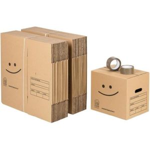 BOXPACKING Cartons Déménagement Lot de 6 Boite Carton Demenagement,  Emballage 50x30x30 cm Avec Poignées Boite Rangement Car89 - Cdiscount  Bricolage