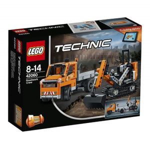 ASSEMBLAGE CONSTRUCTION Jeu de Construction LEGO Technic - L’équipe de réparation routière - 42060 - Mixte - 8 ans et plus