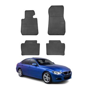 Jeu De 4 Tapis De Sol Caoutchouc Pour BMW 3 G21 (2018+) - Noir - Neuf Avec Garantie 2 Ans