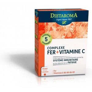 TONUS - VITALITÉ Dietaroma - Complexe Fer cure 1 mois - 30 compr…