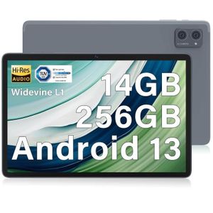 YESTEL Tablette Tactile Android 13 avec 5G WI-FI, 10 Go RA + 64 Go RO