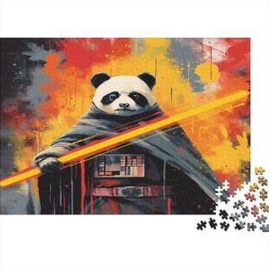 PUZZLE Panda Sabre Laser Puzzle 500 Pièces Adulte Décor À