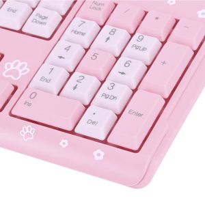 Clavier azerty rose - Cdiscount