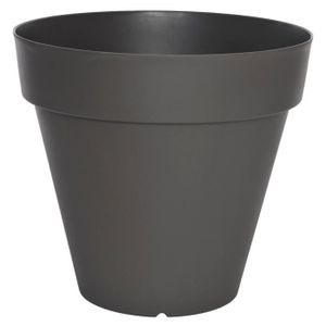 4 x 1.5 l pots de fleurs en fort noir en plastique pot de fleur L LT Haute Qualité 