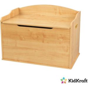 COFFRE À JOUETS Coffre à jouets en bois Austin pour enfants - KidKraft - Coloris naturel - Charnière de sécurité - Rangement