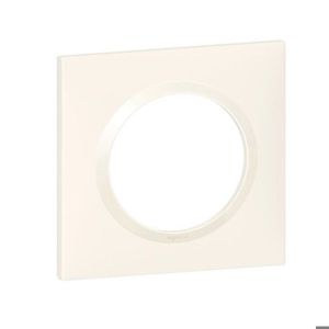 PLAQUE DE FINITION Plaque carrée DOOXIE finition blanc 1 poste - LEGR