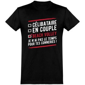 T-SHIRT MAILLOT DE SPORT Tee-shirt homme Otshirt - Célibataire en couple be