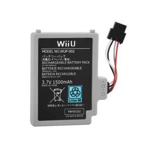 Chargeur GamePad Wii U NINTENDO Batterie Haute Capacité Wii U GamePad (2  550 mAh) Pas Cher 