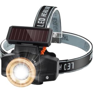 YUMA15N SHOT LED lampe frontale avec panneau solaire inclus