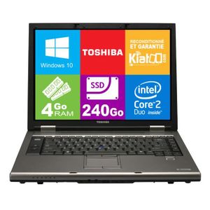 Vente PC Portable ordinateur portable 15 pouces TOSHIBA TECRA A9 core 2 duo,4 go ram 240 go ssd disque dur,windows 10 pas cher Vente PC Portable ordinateur portable 15 pouces TOSHIBA TECRA A9 core 2 duo,4 go ram 240 go ssd disque dur,windows 10 pas cher