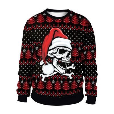 Pull De Noël Moche Femme - Sweat à Motif Bonhomme De Neige - Tissu Polaire Chaud - Cadeau Humour Festif - 5