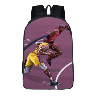NBA Michael Jordan Sac a Dos Scolaire Cartable Sacs ecole College LeBron James Garcons Filles Sac de Camping Sac Voyage Voilet Cdiscount Bagagerie Maroquinerie