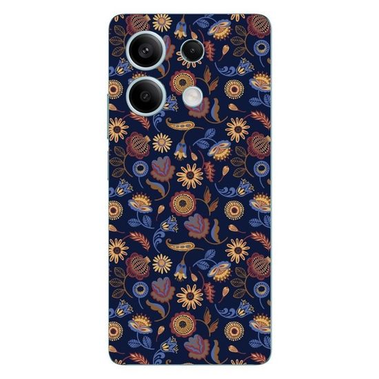 Coque Silicone Noir Pour Xiaomi Redmi Note 13 4G - One Piece Pirate Tête