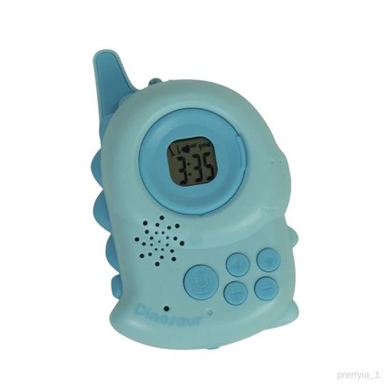 Walkie Talkies Enfants Dinosaure - Portée 1km 3 Canaux Lumières Bracelet 3-12 Ans