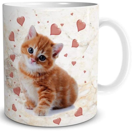 Gobelet Isotherme 591 Ml Pour Amoureux Des Chats - Acier Inoxydable Double Paroi, Couvercle Coulissant - Cadeau Fun Pour Femme Ou Homme