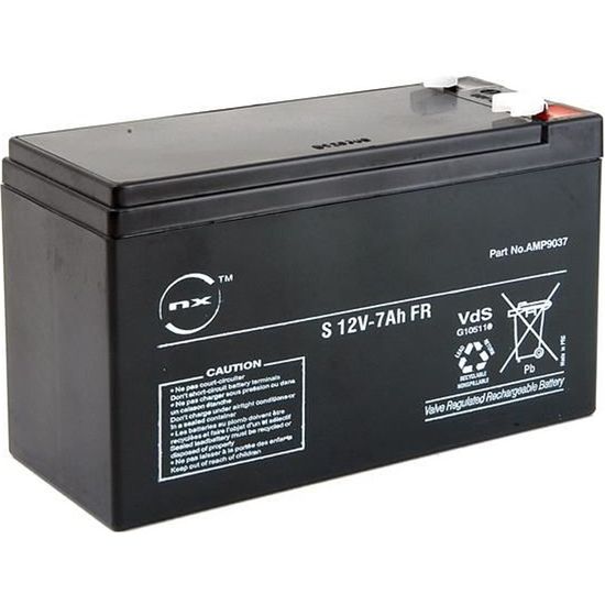 NX - Batterie plomb AGM S 12V-7Ah FR 12V 7Ah T1…