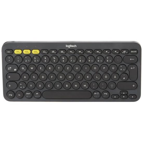 Clavier Logitech K380 Bluetooth AZERTY Gris - Très Bon état - Compact Et Portable