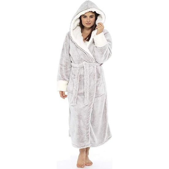Robe De Chambre Courte Polaire Femme | Mes Doux Habits