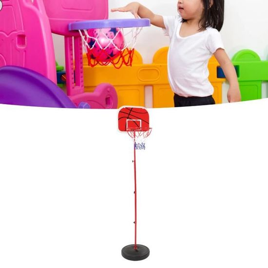 Panier De Basket Enfant Réglable 50-110cm - Avec Ballon Et Socle, Jeu Intérieur/extérieur 2-5 Ans - 9