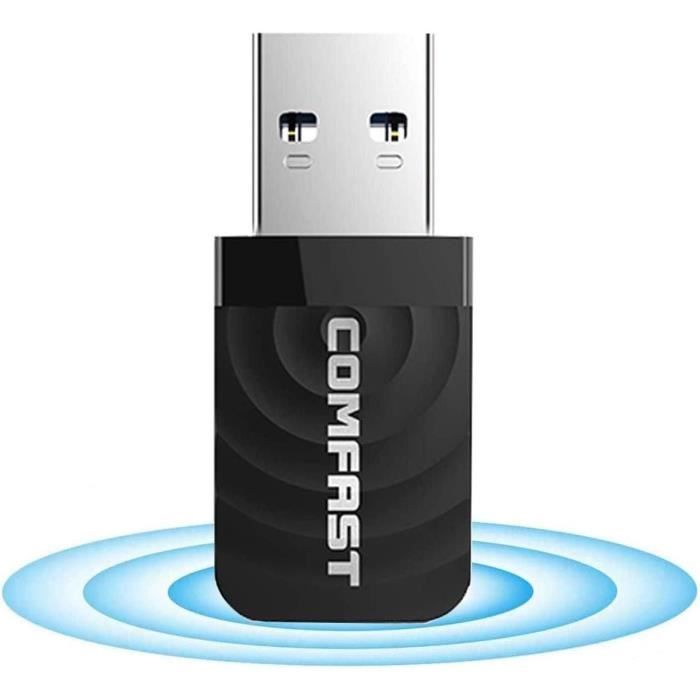 Clé WiFi 1300Mbps Dongle WiFi USB 3.0 5ghz - Dongle WiFi USB Dualband 2