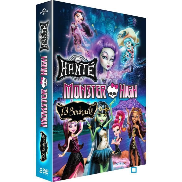 DVD Coffret Monster high Hanté + 13 souhaits