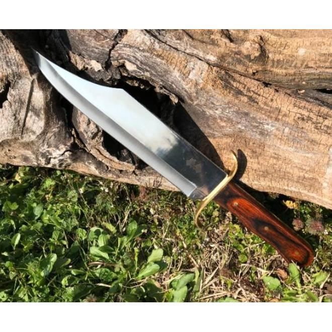 COUTEAU de 40 cm Manche en bois avec Etui MACHETTE / HACHE / COUTEAU MULTIFONCTION / CUISINE