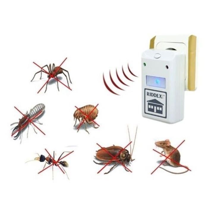 Répulsif Ultrason Anti Souris Rat Moustique Insecte Repouuseur EU PLUG 220V
