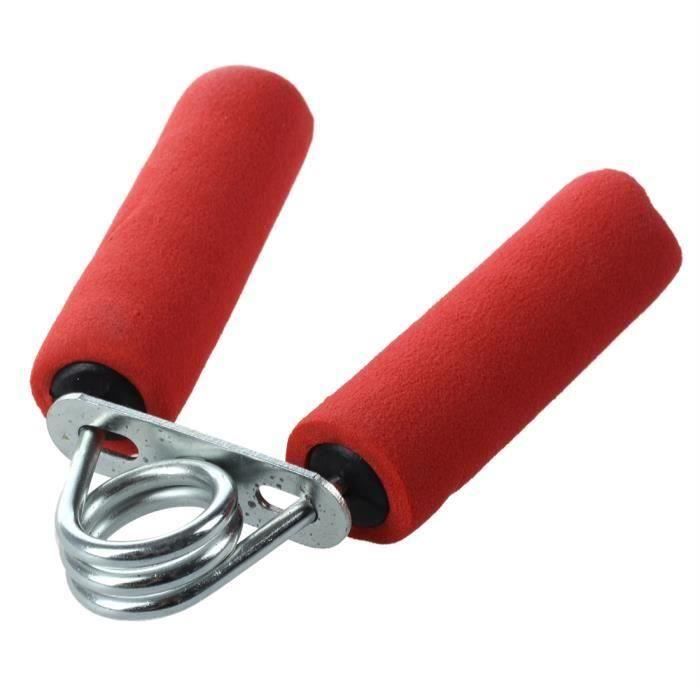 Musculation accessoire Poignee pince de musculation exercice main puissante Rouge