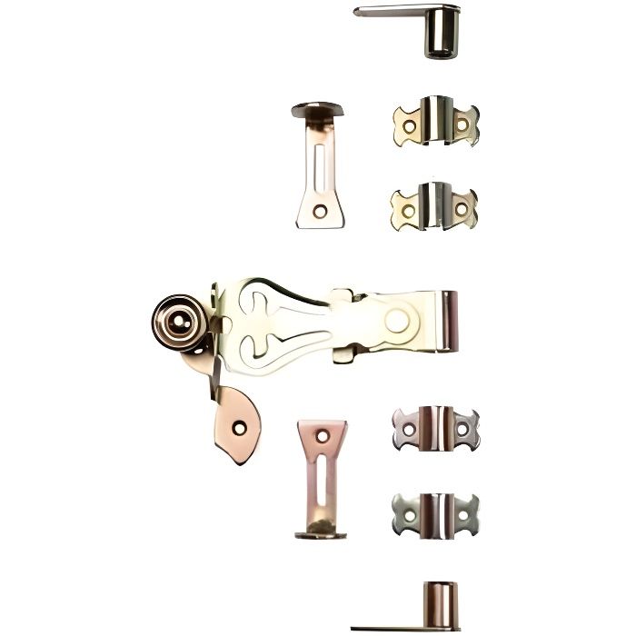 Accessoires d'espagnolette Provence crochets droits