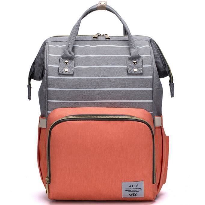 Sacs à Dos à Langer Pour Bébé Sac de Voyage, Sac à Couches Multifonction Imperméable Oxford Sacs