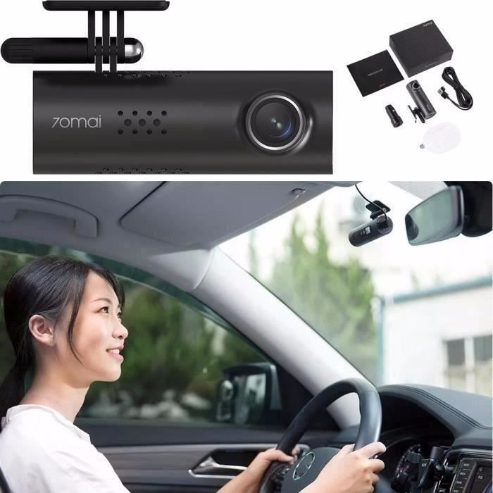 Xiaomi mondiale 70MAI 1S voiture Smart DVR 130 ° 1080P IMX323 capteur de commande vocale_M3537 Go35991