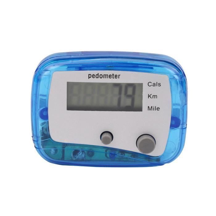 Podomètre LCD Étape Marche Jogging Calorie Compteur Distance Fitness + Clip de ceinture C0AA2C