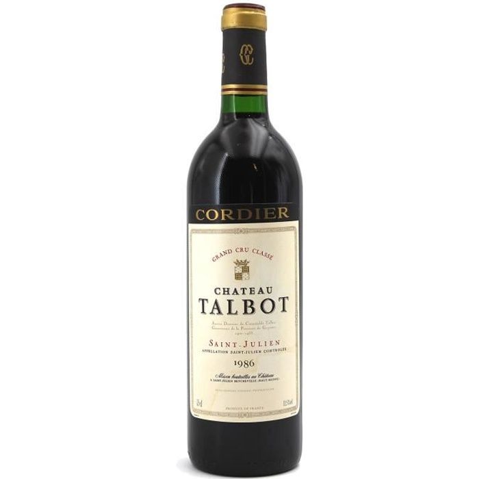 Château Talbot 1986 - 75cl AOC Saint-Julien