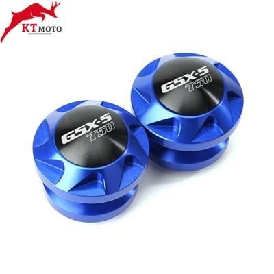 Protege Cadre,Vis de support de curseur de bobine, accessoires de moto pour SUZUKI GSX S750 GSX S750 GSX S 750 GSXS750 - Type Blue