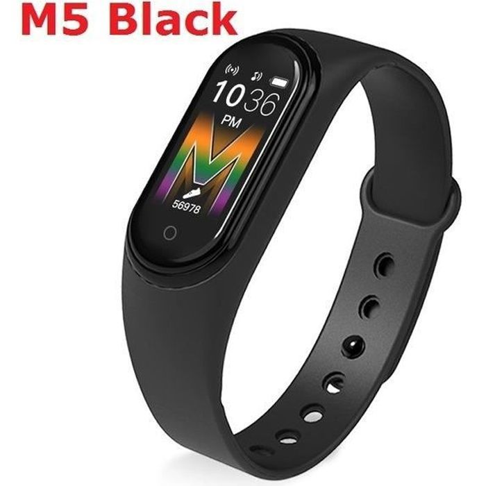 2021 M5 Montre intelligente enfant jeu multifonctionnel réveil deux caméras enregistrement vocal cadeau -noir