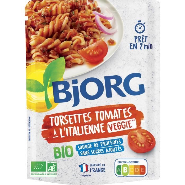BJORG Torsettes tomates à l'Italienne - 220 g