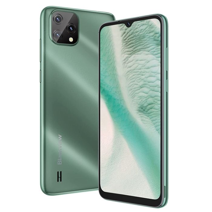 Smartphone Blackview A55 Pro 4Go + 64Go 6.53 Pouces 5MP + 13MP 4780mAh Android 11 Double SIM GPS Téléphone Portable - Vert