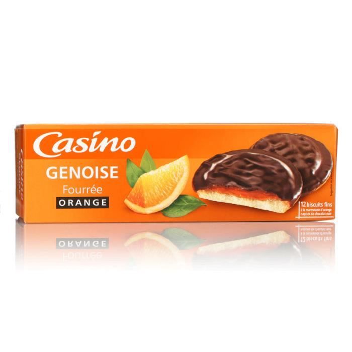 Genoise orange - Fourrée à la marmelade d'orange - 150g