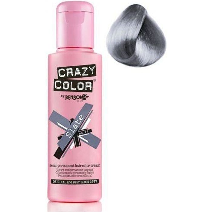 Coloration Crazy Color Slate Gris 100 ml