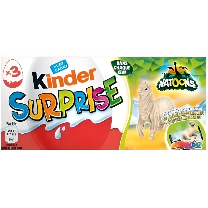 Oeufs chocolat au lait natoons Kinder - 60g